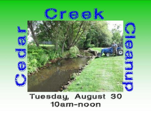 Cedar Creek Cleanup