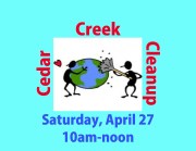 Cedar Creek cleanup 2013