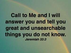 Jeremiah 33-3