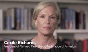 Cecile Richards president of Planned Parenthood