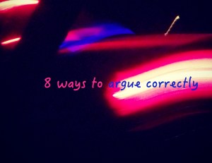 8 ways to argue correctly