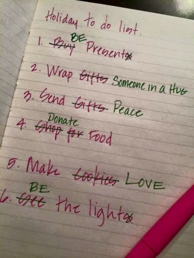 Christmas To Do list
