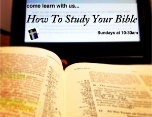 How To Study Your Bible
