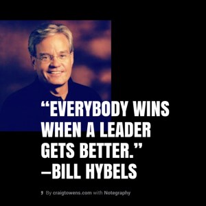Hybels - everybody wins