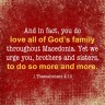 1 Thessalonians 4.10