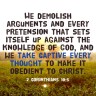 2 Corinthians 10.5