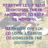3 antidotes [Hebrews&nbsp;12.1-3]