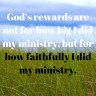Not size but&nbsp;faithfulness