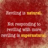 Reviling vs not&nbsp;reviling